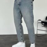 Coolcombin мъжки светли бойфренд boyfriend дънки
