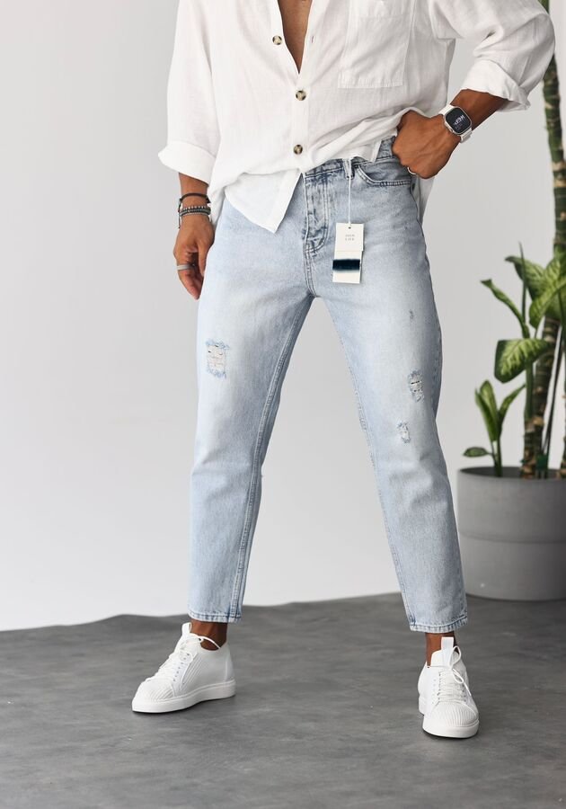 Boyfriend светло сини дънки 288/520