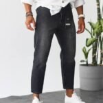 Boyfriend светло черни дънки 440