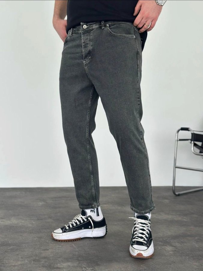 Тъмно сиви дънки Boyfriend 392