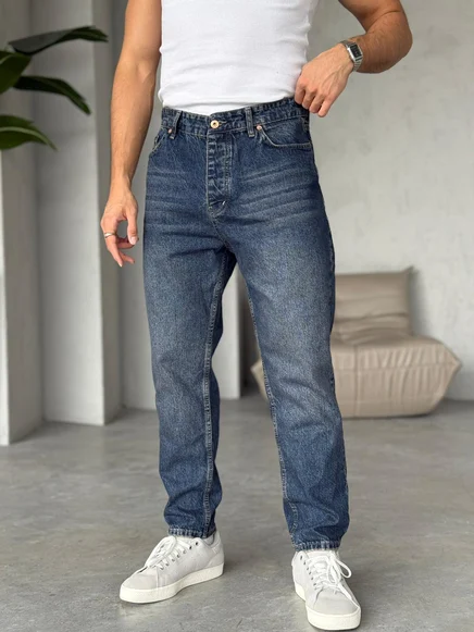 Тъмно сини дънки Boyfriend 464